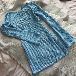 PrettyLittleThing Blue Coverup Dress